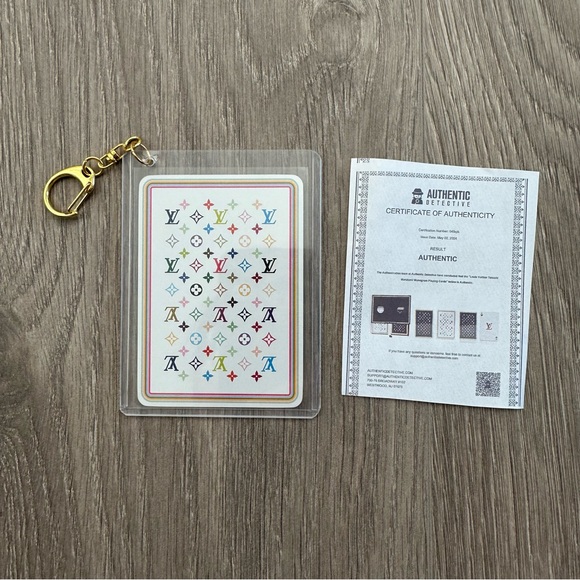 Louis Vuitton Other - Vintage Louis Vuitton Murakami Collectible Card Jack of Diamonds Keychain